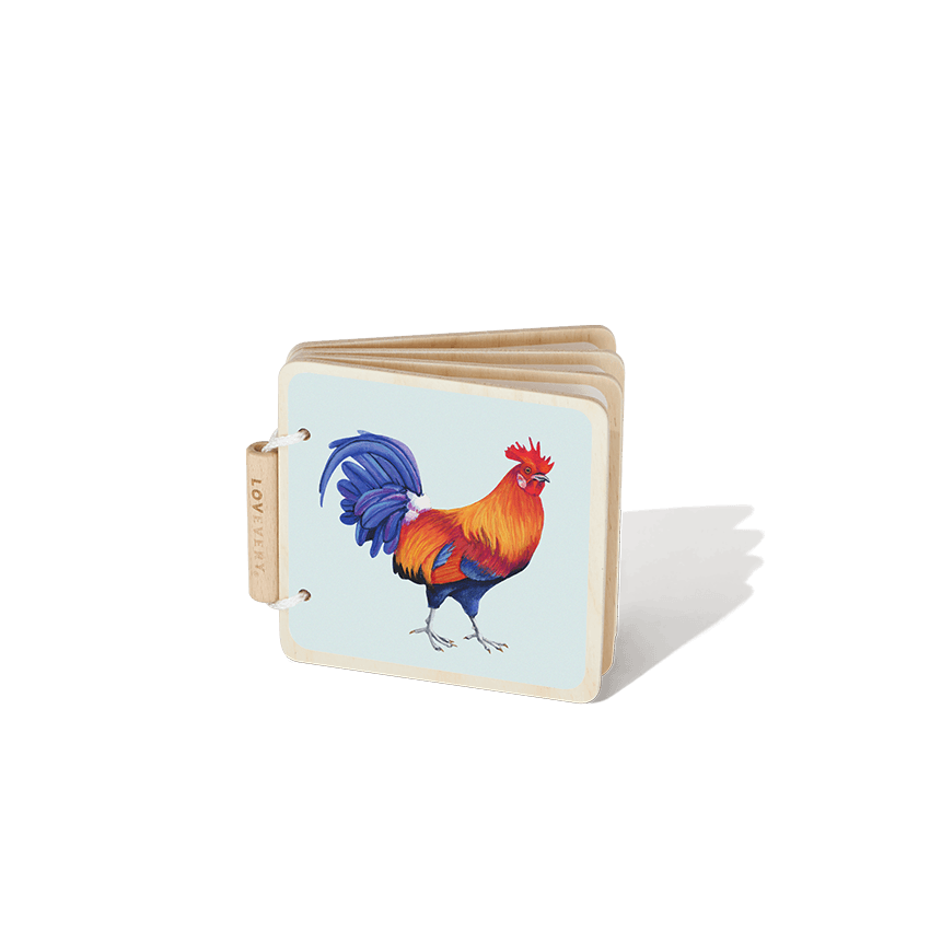 Animal Wooden Book