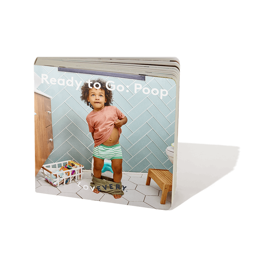 Ready to Go Poop board book by Lovevery