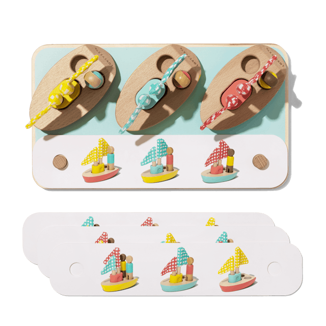 Pattern Match Boats & Cards Set