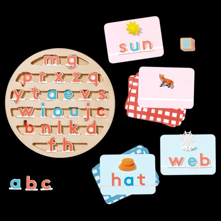 Montessori Movable Alphabet Game from The Persister Play Kit