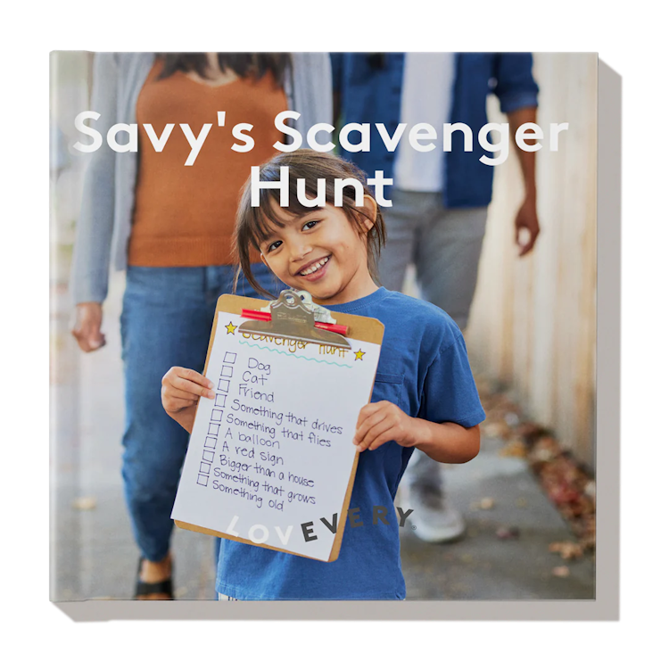 'Savy’s Scavenger Hunt' Book from The Planner Play Kit